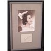 Image 1 : Celebrity Photo of Fanny Brice, Signed 1940 Framed & Matted  14"x21"