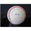 Image 3 : Autographed American League Baseball Signed Tom Smothers (?)  (Stand Not Included)