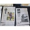 Image 10 : Qty 10 Balloon Art, Magazine Clippings, etc (2 Framed)