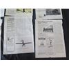 Image 11 : Qty 10 Balloon Art, Magazine Clippings, etc (2 Framed)