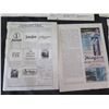 Image 13 : Qty 10 Balloon Art, Magazine Clippings, etc (2 Framed)