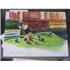 Image 9 : Qty 10 Celebrity Billiards Photos Signed Allison Fisher World Champion & Others