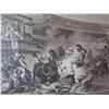 Image 10 : Qty 4 Black & White Art: Port D'Ostie Plans, Antikes Stiergefecht, Floral Festival, etc