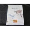 Image 2 : Qty 3 Movie Memorabilia: Signed Resident Evil, The Life Aquatic & Women of Valor