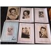 Image 1 : Qty 6 Celebrity Photos: John Carroll, Ellen Drew, Janet Leigh & Others, Some Signed