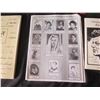 Image 18 : Qty 8 Celebrity Photos & Documents: Autograph Album, Marilyn Monroe, etc, Some Signed