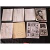 Image 23 : Qty 8 Celebrity Photos & Documents: Autograph Album, Marilyn Monroe, etc, Some Signed