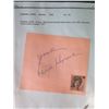 Image 10 : Qty 11 Celebrity Autographs: Eddie Foy Jr, Margaret Lindsay, Gloria Jean & Others