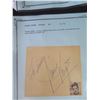 Image 7 : Qty 10 Celebrity Autographs: Walter Wagner, Arleen Whelan, Esther Williams & Others