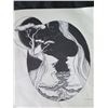 Image 2 : Qty 2 Black & White Artwork by Yvonne Pepin: Ocean 57/200 & Fall Feeling 50/200