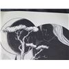 Image 3 : Qty 2 Black & White Artwork by Yvonne Pepin: Ocean 57/200 & Fall Feeling 50/200