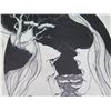 Image 4 : Qty 2 Black & White Artwork by Yvonne Pepin: Ocean 57/200 & Fall Feeling 50/200