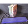 Image 1 : Qty 2 Harry Potter Books: Sorcerer's Stone (Signed) & Goblet of Fire w/ Wand