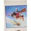 Image 2 : Animated Harry Potter Playing Quidditch 240/2500, Framed & Matted w/ COA 12"x14"