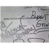 Image 4 : Autographed Harry Potter & the Sorcerer's Stone Screenplay Signed by Cast w/ COA