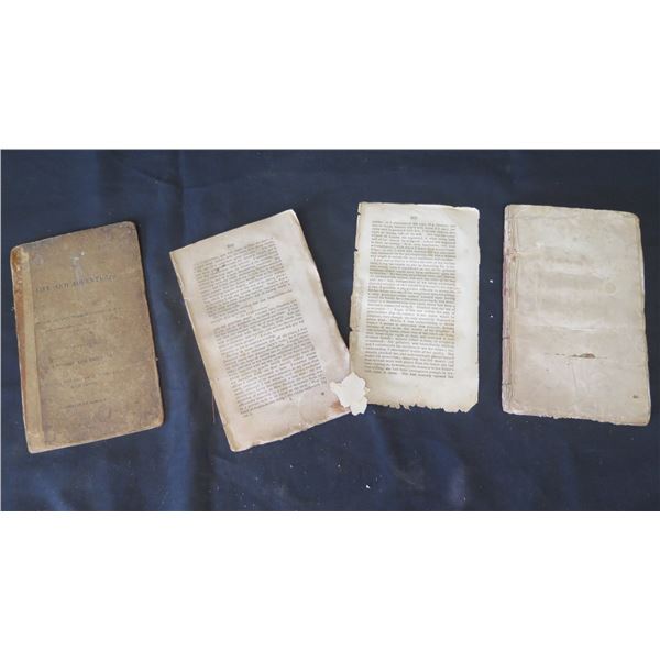 Antique Book: Life and Adventure of Obadiah Benjamin Franklin 1818 Written by Himself (Spine Broken)