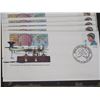 Image 21 : Qty 2 Unisafe Stamp Albums w/ Misc Stamps, First day of Issue Stamps, Postmarked, etc