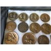 Image 3 : Qty Approx. 19 Medals: CSA. Unicorn, Statue of Liberty, Buffalo Bill, etc in Display Case 16"L