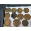 Image 8 : Qty Approx. 19 Medals: CSA. Unicorn, Statue of Liberty, Buffalo Bill, etc in Display Case 16"L