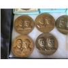 Image 8 : Qty Approx. 21 Medals: Grant & Lee Coins, Confederate States Corps, Liberty Penny, etc in Display Ca