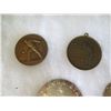 Image 3 : Qty Approx. 13 Medals & Coins:  Athletes, Corvelle, Aloha State, etc in Display Case 16"L