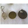 Image 16 : Qty Approx. 14 Medals & Coins:  Athletes, La Vallee du Rhone, etc in Display Case 16"L