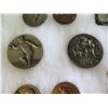 Image 3 : Qty Approx. 14 Medals & Coins:  Athletes, La Vallee du Rhone, etc in Display Case 16"L