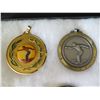 Image 3 : Qty Approx. 15 Medals & Coins:  Athletes, Counsel National de la Resistance, etc in Display Case 16"