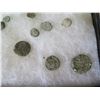 Image 9 : Multiple 'Raw' or 'Uncleaned' Ancient Bronze Coins w/ Instructions in Display Case 16"L
