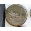 Image 8 : Qty 12 Large Coins Comandant Jacques Yves Cousteau La Calypso in Display Case 16"L