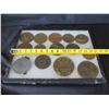 Image 21 : Qty Approx. 14 Medals & Coins:  Eva Adams, 50 AET BBNA, Aloha State, etc in Display Case 16"L