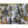 Image 10 : Multiple Medallions: Buddha, Ladies & Asian Themed in Display Case 16"L