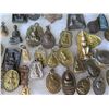 Image 12 : Multiple Medallions: Buddha, Ladies & Asian Themed in Display Case 16"L