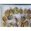 Image 3 : Multiple Medallions: Buddha, Ladies & Asian Themed in Display Case 16"L