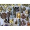 Image 7 : Multiple Medallions: Buddha, Ladies & Asian Themed in Display Case 16"L