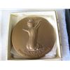 Image 14 : Qty 18 Medals & Coins: Athletes, Topoa, Aloha State, Prudential Fortuna, etc in Display Case 16"L