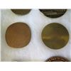 Image 18 : Qty 18 Medals & Coins: Athletes, Topoa, Aloha State, Prudential Fortuna, etc in Display Case 16"L