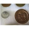 Image 19 : Qty 18 Medals & Coins: Athletes, Topoa, Aloha State, Prudential Fortuna, etc in Display Case 16"L