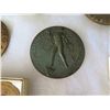 Image 8 : Qty 18 Medals & Coins: Athletes, Topoa, Aloha State, Prudential Fortuna, etc in Display Case 16"L