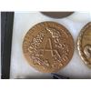 Image 13 : Qty 8 Coins, Jacques Cousteau Corkscrew & Square POEUR Consurso in Display Case 16"L
