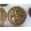 Image 14 : Qty 8 Coins, Jacques Cousteau Corkscrew & Square POEUR Consurso in Display Case 16"L