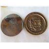 Image 18 : Qty 8 Coins, Jacques Cousteau Corkscrew & Square POEUR Consurso in Display Case 16"L