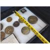Image 23 : Qty 8 Coins, Jacques Cousteau Corkscrew & Square POEUR Consurso in Display Case 16"L