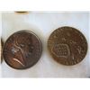 Image 7 : Qty 8 Coins, Jacques Cousteau Corkscrew & Square POEUR Consurso in Display Case 16"L