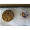 Image 8 : Qty 8 Coins, Jacques Cousteau Corkscrew & Square POEUR Consurso in Display Case 16"L