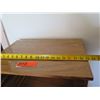 Image 10 : Wooden 3 Piece Stackable Display Case Holder on Wheels 19"x13"x52"H (Stacked)