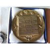 Image 24 : Qty 15 Medals & Coins: Bicentennial, Golden Land, 120 AET, Aloha State, etc in Display Case 16"L