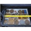 Image 25 : Qty 15 Medals & Coins: Bicentennial, Golden Land, 120 AET, Aloha State, etc in Display Case 16"L