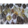 Image 10 : Multiple Medals & Pendants: Buddha, Elephants, Temples & Asian Theme, etc in Display Case 16"L