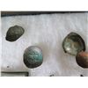 Image 8 : Multiple Rings, Pins, Brooches & Metal Pieces: Flowers, Nails, Stars, etc in Display Case 16"L